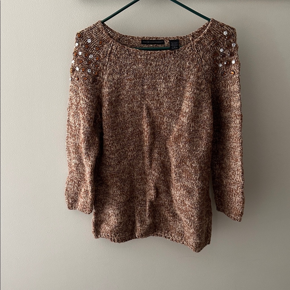 Preswick & Moore Brown Knit Sweater